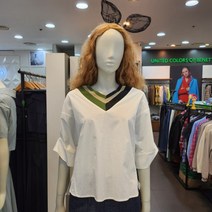 베네통 브이넥블라우스(BABLA7331)