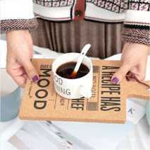 코르크 빈티지 냄비받침 1개, 색상