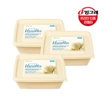 빙그레 클래시 바닐라 대용량 아이스크림 3L 3개, 상세페이지 참조