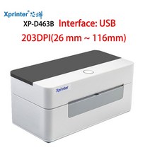바코드생성기 케어라벨프린터 바코드 출력기 프린터 기계Xprinter-열전사 라벨 바코드 프린터 3-4 인치 1, 02 D463B USB_06 JP