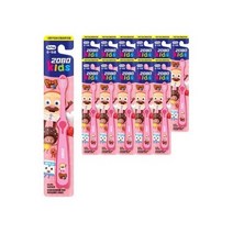 2080 키즈 브레드이발소 3스텝 칫솔, 01. 분홍색, 12개입, 2개