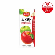 롯데칠성 델몬트 드링크팩 190ml 48개 5종 택1, 사과