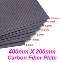 복합판넬 인테리어루바 실제 탄소 섬유 플레이트 패널 시트 400mm 1mm 3mm 5mm 두께 RC 복합 경도 재료 X, 03 1.5mm Thickness