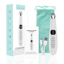 USB 충전식 마사지 전기 눈 안티 아이 피부탄력 기기 케어 D 스크린 열, Eye massage A