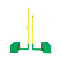 배드민턴네트 네트망 지주재 연결 휴대용 체육 받침, 기본