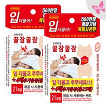 입벌림방지밴드 꿀잠꿀잠 마우스밴드 25매(21+4) (5개이상 KF마스크 1매증정), 2개