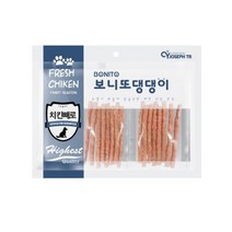 비타민B3 애견 빼빼로 3개 디저트 닭가슴살 훈련용 닭, 색상:기본