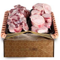 무항생제 한우 사골 2kg 꼬리 2kg 사골뼈 소꼬리 선물세트