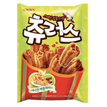 스페인 정통스낵 크라운 츄러스 시나몬 애플파이맛 174g 1개