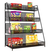PC방 스낵선반 진열대 컵라면 정리대 과자 마트, 상세이페이지 참고, 3층 매체(검은색)