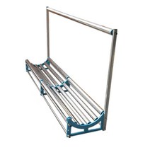 스텐 대형 원단 천 롤러 거치대 재단 받침대 시트지, J 길이 2.0m 너비 56cm 두 섹션