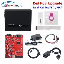 새로 piasini v4.3 real 9241a 마스터 ecu 프로그래머 직렬 제품군 piasini engineering v4.3 (jtag-bdm-k-line-l-line-rs2, 빨간 PCB