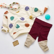 까꿍놀이터 키즈 사선배색레깅스