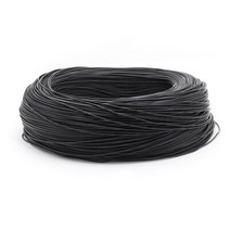 전선 PVC 절연 램프 조명 구리 케이블 LED DIY 라인 600V 2M/5M 24 22 20 18 16 14 12 10 8 AWG UL1015, 03 Black, 2m
