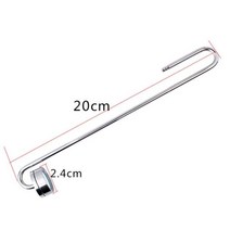 수족관용 스테인레스 스틸 CO2 디퓨저 심은 탱크 세라믹 멤브레인 분무기 레귤레이터 수족관 액세서리, 20CMX2.4CM