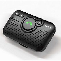 881686 SUNITEC 핸드폰용 핸즈프리 블루투스 5.0 자동차 스피커 모션 AUTO ON OFF 지원 Siri 보이스 어시스턴트 키트 수신기 바이저 클립이 있는 스피커폰 BC
