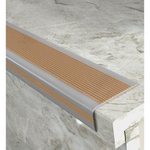 게단 논슬립 마감재 고무 가장자리 부착 패드 안전 1m, 5x2.5 녹색 회색 배경 (미터당 가격)