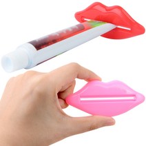 플라스틱 입술모양 치약짜개 클립 디스펜서 알뜰 튜브형 짜개