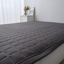 바닥 침대 빅사이즈 두꺼운 포근 겨울 솜 패밀리 퀸 킹 차렵 이불 패드 담요