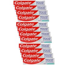 Colgate 콜게이트 베이킹 소다 앤드 페록사이드 화이트닝 치약 170g 6팩 2세트 프로스티 민트 Baking Soda, 1개