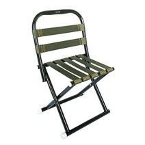 Rvimalely 휴대용 접이식 캠핑 의자 야외 접이식 의자 최대 226.8kg(500파운드)까지 지탱 등 지지 튼튼한 접이식 의자 야외 캠핑 해변 휴가에 적합 (라지), Medium