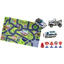 유아완구 헬로카봇 경찰차 도로매트 세트 용품 완구 장난감 보드게임, 본상품선택