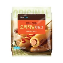 청정원 쫀득쫀득 오리지널 핫도그 냉동 10개입 750g 육즙 어린이간식 가정간편식 자취음식, 8세트