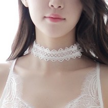 레이스 포인트 여성 패션 여름 초커 목걸이 J1653