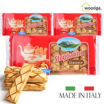 우리가스토리 이탈리아 스폴리아띠네 글라사떼 200gx3봉 누네띠네 대용량과자, 단품없음
