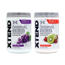 미국 엑스텐드 오리지널 BCAA 스트로베리 키위 그레이프 30서빙 390g 2가지 맛, 1개, 스트로베리 키위 스플래쉬