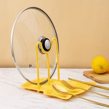 굳띵 접이식 냄비뚜껑 거치대 조리도구 받침대, 노르딕 블루, 1개