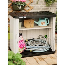 DIY 실외 베란다장 수납함 슬라이드수납함, 1 조각, 더블 레이어 높이 91cm HL900V