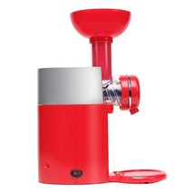 다기능 가정용 아이스크림 제조기 160W 1000ml DIY 슬러시 과일 디저트 메이커 기계, 01 빨간_01 EU