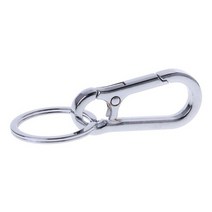 Carabiner 스테인레스 조롱박 키 체인 허리 벨트 클립 안티 잃어버린 버클 교수형 후크