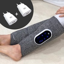 클로 에어하임 종아리 마사지기 발 다리 안마기 무선 공기압 온열 마사지 기계, 에어하임 종아리마사지기(좌우1세트)+어댑터2개