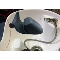 샴푸목받침대 미용재료 쿠션 머리감는 바버샵 미용실 샴푸대 자재, T타입 점프수트 베개개