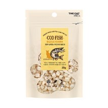 더캣 동결건조 큐브 고양이 간식 20g, 대구, 60개