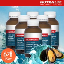 뉴트라라이프 초록입홍합 5600 100정 6통 / Nutralife Green Lipped Mussel, 5600mg, 6개