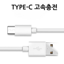 언박싱 삼성 휴대폰 전용 C타입 고속충전 케이블 2p, 화이트