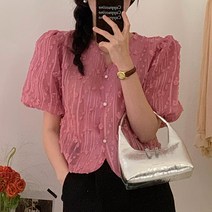 라라벨 여성용 플라워 블라우스 코쉬 셔츠 플라워블라우스 레이스