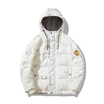 Cold Fly 남자 화이트 오리털 패딩 도톰 한국판