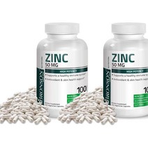 Bronson Zinc 50mg 브론슨 징크 캡슐 100정 2팩