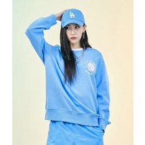 MLB LIKE 플래닛 오버핏 맨투맨 LA (Blue)