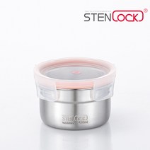 스텐락 퓨어 스텐찬통(원형 직사각 핸디형), 원형4호 420ml, 1개