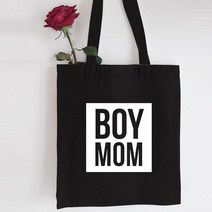 엄마 쇼핑 캔버스 블랙 가방 생활 인쇄 재사용 에코 천 여행 접이식 토트 백 대용량 어머니 기저귀