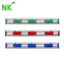 [식공구] 엔케이 도구걸이대 (3구 후크형) / 봉 밀대 욕실 화장실 주방 청소 도구 정리 식품공장 업소용 HACCP, 초록, 1개