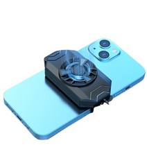 쿨링 팬 펠티어소자 노트북 쿨링팬 범용 휴대폰 냉각 공기 냉각기 라디에이터 USB 전원 게임 방열판 아이폰 샤오미 삼성 게임용, [01] Black