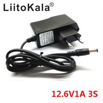 36v충전기 어댑터 전동 퀵보드충전기 LiitoKala 12V 24V 36V 48V 3 시리즈 6 7 10 13 문자열 18650 리튬 배터리 충전기 12.6V 29.4V DC, 01 12.6V1A