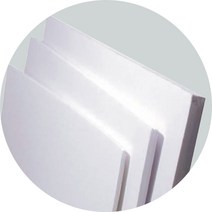 [현진] 원단 백색 보드롱 비접착 600x900mm 5T 5장