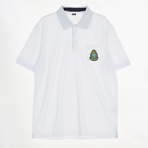 교복몰 넥라인 유헬스 화이트 생활복 (영락의료과학고) 교복